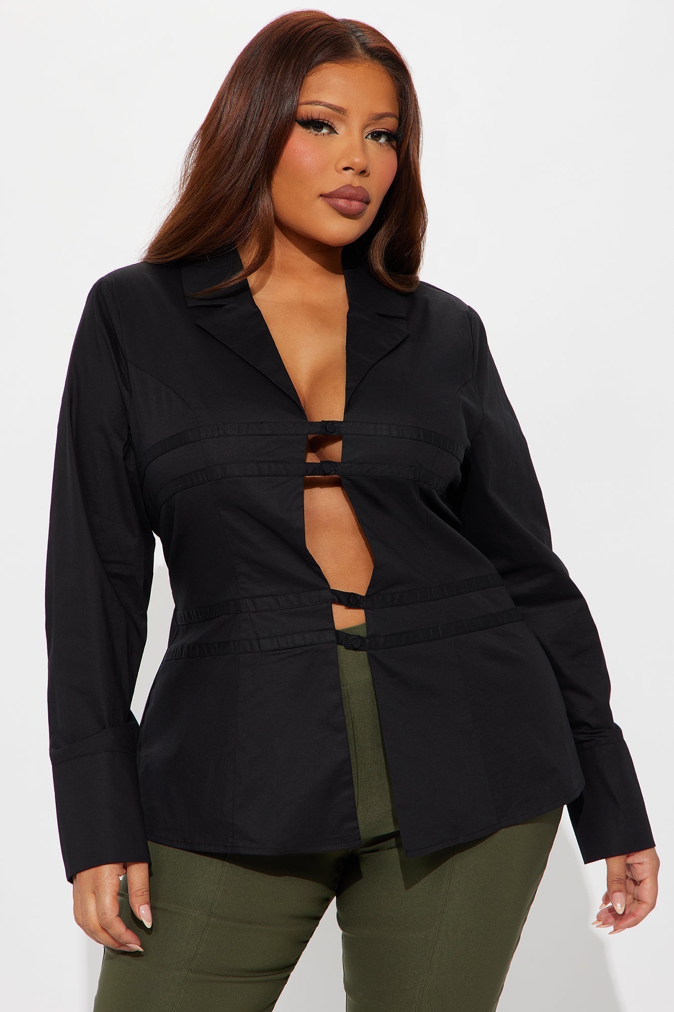 Make My Way Blouse - Black
